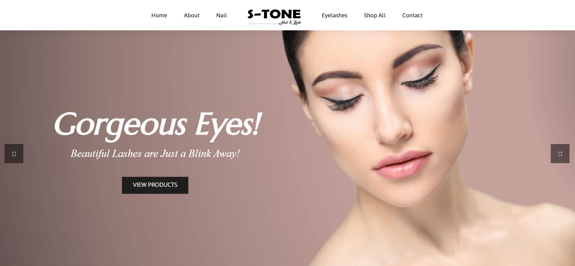Beauty Product Website
