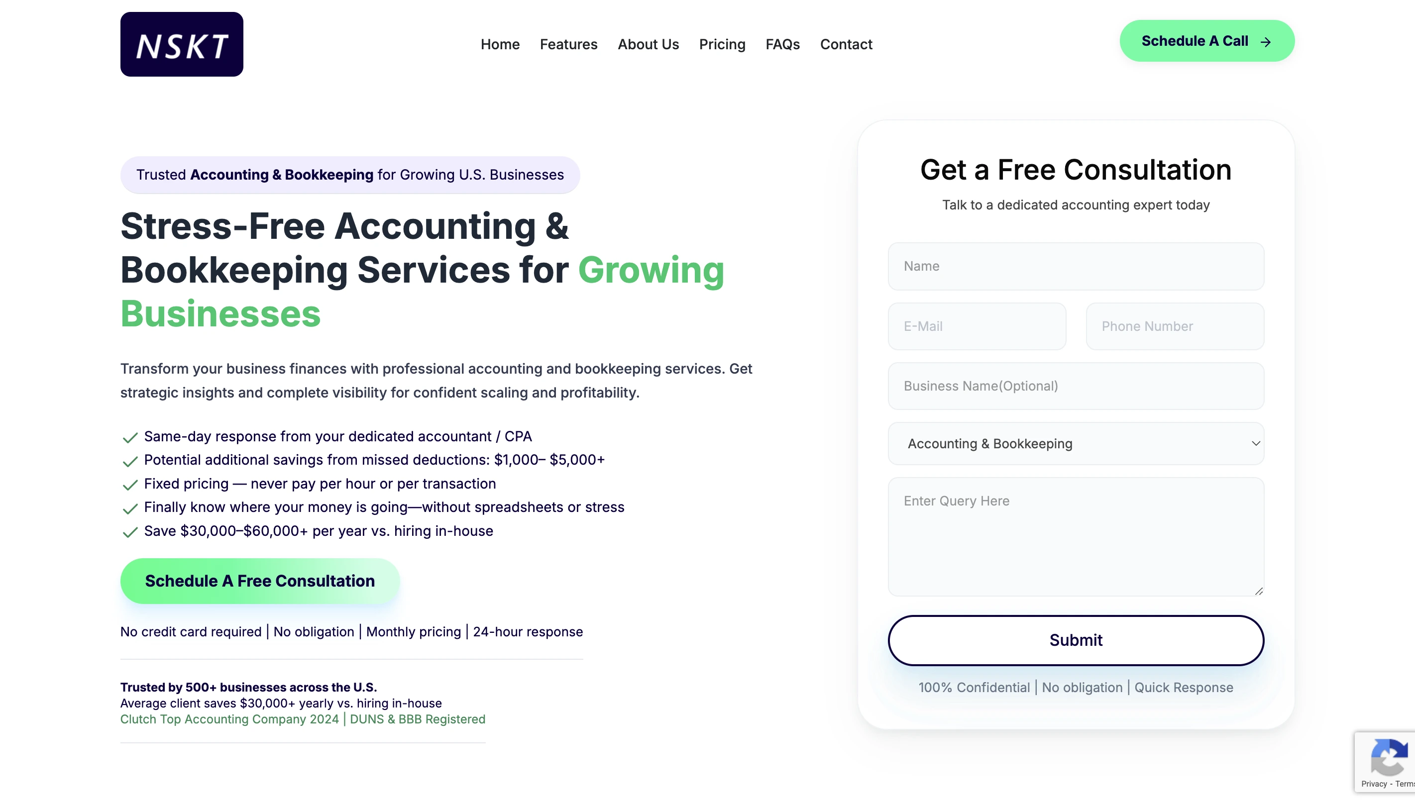 Florida Accounting Firm Website